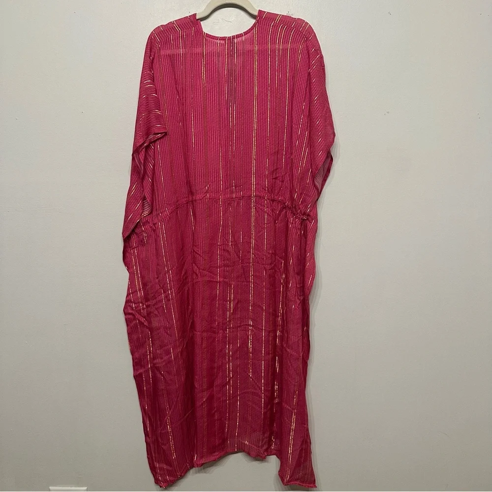 NWT Blank NYC Anthropologie V Neck Shine Kaftan